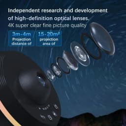 LED Night Light Galaxy Star Projector 4K HD 13 IN 1 Planetarium Projector 360° Rotation For Bedroom Decor Children Gift