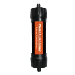 Reusable Straw Water Filter for Outdoor Camping Emergency Portable Water Filter with Medical-Grade Hollow Fiber Tech