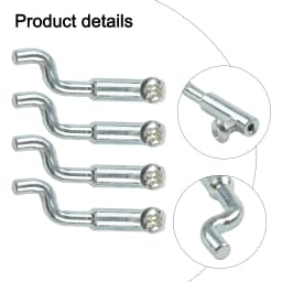 1/4 Pcs Z-style Cable End Single-hole Fixing Dog Leg Z Cable End For Lawn Mowers Maintenance Garden Tool Accessories