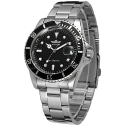 Winner Automatic Mechanical Men Watch Top Brand Luxury Rotating Bezel Timer Luminous Dial Date Calendar Male Classic Wristwatch