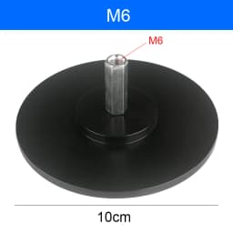 Black Suction Cup Adapter with M6/M8/M10/3XLR Connector for Telescopic Linear Actuator Reciprocating Device Attachments Parts