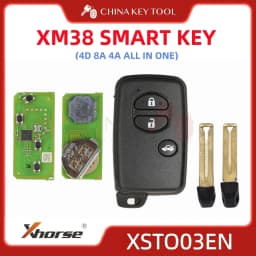 Xhorse XM38 Smart Key Remote 4D 8A 4A All in One For Toyota Lexus: XSTO03EN Global Version With Logo