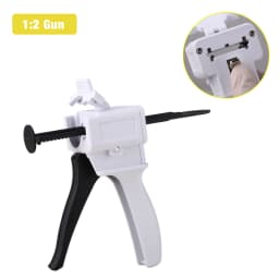 50/100PCS Dental Mixing Tips 1:1 Dental Silicone Tips Printing Gun Mixing Tips Dental Materials Dental Supplies Mixing Tube