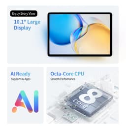 Teclast P35 10.1' Tablet Android 16 3GB (+13GB Virtual) 32GB Lightweight 6000mAh Battery Tablets TDDI Full Lamination with Case Keyboard Stylus