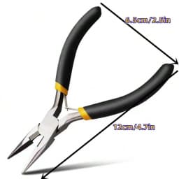 1pcs/4pcs Jewelry Pliers Tool Kit Includes Needle Round Wire Cutter And Curved Nose Pliers For Jewelry Beading Repair Supplies