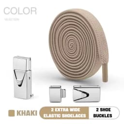 1Pair No Tie Shoe laces Elastic Laces Sneakers Boots Lock Shoelaces without ties Kids Adult 8MM Wide Rubber Bands Flat Shoelace