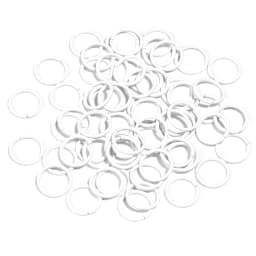 50pcs 8mm 10mm Colorful Single Loop Ring Metal Closed End Single Ring For Diy Jewelry Making Connectors Accessories Supplies