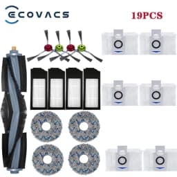 Ecovacs Deebot X1/ T10 OMNI / TURBO Accessories Robot Vacuum Cleaner Parts Mop Dust Bag Hepa Filter Main Side Brush Dustbin