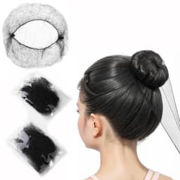 10/20/30 Pcs Durable Nylon Hair Net for Bun Hair Style Tool Black Brown Hair Net for Wigs Mesh Hair Styling Hairnets