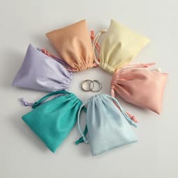50Pcs Jewelry Flannel Drawstring Bag Velvet Suede Gift Packaging Pouch Ring Earring Bracelet Keychain Storage Pouch Candy Pocket