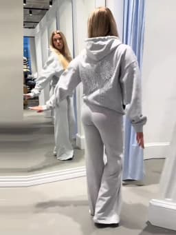 2026 Casual Lady Sweatshirt Set Sequins Angel's Wings Hoodies Women Y2k Chic Loose Long Sleeve Pullovers Top Slim Yoga Pant Set