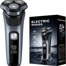 Electric Shaver for Men 150 Min Runtime Wet/Dry Electric Razor with Pop Up Trimmer IPX6 Waterproof Shaving Machine