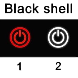 16/19/22MM Two Color LED Black Waterproof Metal Button Switch Power Symbol Suitable for Cars Ships Motorcycles 6V 12V 24V 220V