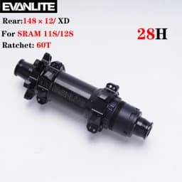 EVANLITE 350 freio a disco usado bicicleta reta bucket drive selado rolamento ultra leve 36t catraca boost hg/xd/ms dt swiss