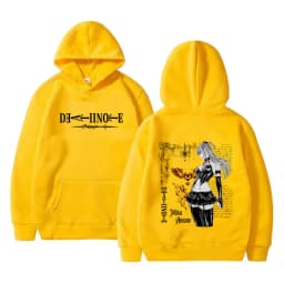 Hot Anime Death Note Misa Merch Hoodie Men Women Casual Oversized Pullover Hoodies Men's 90s Vintage Manga Hooded Sweatshirt