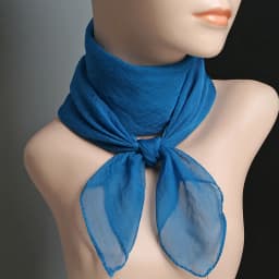 Korean Solid Color Chiffon Square Silk Scarf 70x70CM Summer Sunscreen Thin Transparent Gauze Neck Protection Woman's Shawl P71
