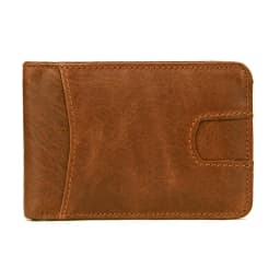 GENODERN Casual Small Wallet for Men Cow Leather Male Slim Wallets Short Mini Wallet with Card Holder Pocket Purses