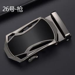Men's Alloy Automatic Belt Buckle High quality Black metal buckle men's business casual width 35mm Belt(Only Can Match Our Belt)