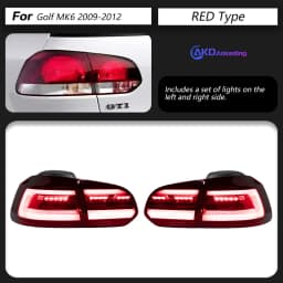 Auto Parts For VW Golf 6 MK6 Taillight 2009-2012 Upgrade MK8 Style Steering signal Brake reversing light Car Accesorios Modified