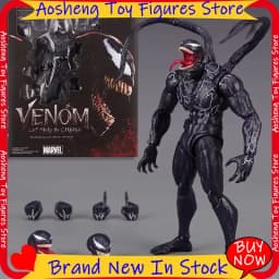 Hot Venom Legends Action Figure Joint Movable Toys Movie Collection Change Face Statue Model Collectible Decorate For Toy Gift