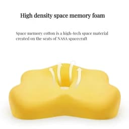 Memory Foam Seat Cushion Office Chair Cushion Car Seat Support Waist Pillow Massage Buttocks Pad Pain Relief Orthopedic Pillow