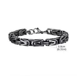 Never fade stainless steel link chain bracelet