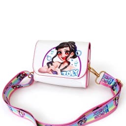 Cute Cartoon Print Crossbody Wallet Small Storage Bag for Kindergarten Students Birthday Gift