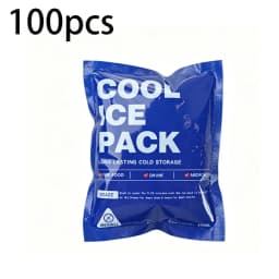 10 Or 50Pcs Self-Absorbing Ice Bags Reusable Cold Insulation Pouches Camping Food Fresh Keeping Cooling Pack