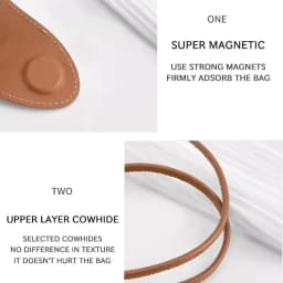 EverToner Multi-functional Fashionable Lanyards for Goyetot Bag Clip with Magnetic Anti-theft Clip Decompression Shoulder Pad