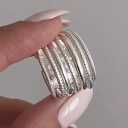 VENTFILLE 925 Sterling Silver Metal Flower Shell Geometric Rings For Women French Retro Romantic Open Thai Silver Rings