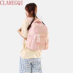 forgirls back toschool bags concise backpackforkidsschoolbagLightanddurable Highqualitylargecapacitygoodclassificationandstorage