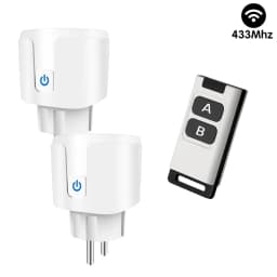 220V Wireless Remote Control Socket Switch EU FR Plug-in Electrical Socket Programmable Outlet Switch for Light,Smart Home 15A