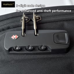 MUMUCC Hard EVA Shell Laptop Backpack Shockproof USB Type C Charging Anti Theft Password Lock Travel Backpack with Luggage Strap