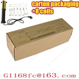 1000W Magnetic Induction Heater Kit Flameless Heating Technology With 8 Coils And Aluminum Alloy Box For Heating Nuts and Gears