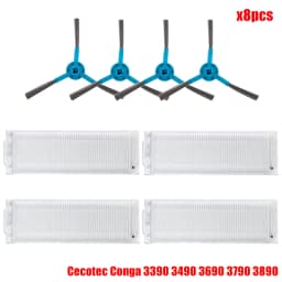 For Cecotec Conga 3290 3390 3490 3590 3690 3790 3890 Ultra Titanium Vital Vacuum Cleaner Main Side Brush Hepa Filter Spare Part