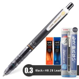 Japan Mechanical Pencil ZEBRA DelGuard 0.3/0.5/0.7mm Continual Lead Multi Color Automatic Pen Aesthetic School Supplies for Kids