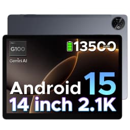 DOOGEE 2 in 1 Tablet PC Tab E3 Max Gmini AI 14" 2.1K Display 13500mAh Battery Android 15 32GB (8+24) 256GB Helio G100 Tablet PC