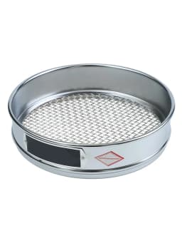 20cm Chrome Mesh Sieve for Sample Inspection 4 Mesh and 600 Mesh Stainless Steel Test Sieve for Laboratory and Industrial Use