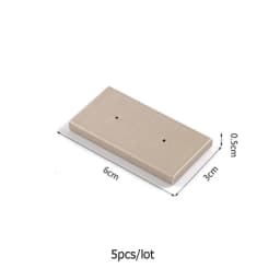 Luxurious Ring Display Stand Pu Leather Jewelry Props Ring Display Tray Earring Holder Counter Jewelry Organizer Showcase Tray