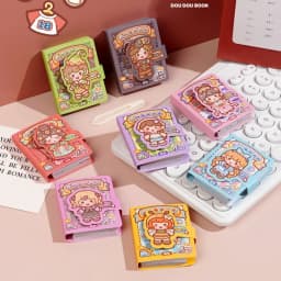 1 Mini Dress-Up Sticker Book Easy to Carry in Your Pocket Cute No-Cut Stickers for Journals Creative Scene Dress-Up Sticker Book