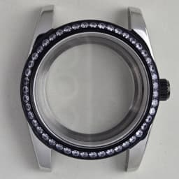 36mm/39mm Rose Gold Case Diamonds Bezel Sapphire Mod Parts NH34 NH35 NH36 NH38 NH39 NH70 NH72 ETA2824 PT5000 Movement