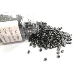 1000Pcs 4mm Micro Rings For Hair Extensions Microlinks For Hair Silicone Lined Hair Extension Bead Tools Accessories