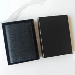 Custom Name Luxury Men Waalet Genuine Leather Personalize Initials Mini Women Card Holder With Gift Box Small Business Wallet