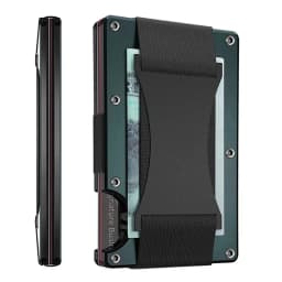 Forged Carbon Fiber Mini Slim Wallet Case Organizer for Men Cartera Tarjetero Hombre Cashback Credit Card Holder Luxury Gift