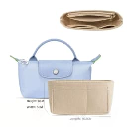 Cow Leather Replacement Crossbody Bag Strap Fit for Longchamp 2025 Mocha Moka mini shoulder strap without punching modification
