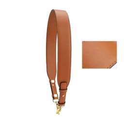 Crossbody Bag Strap Replacement Shoulder Strap Adjustable Faux Leather Purse Strap with Metal Clasps Replacement for Handbags