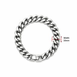 Stainless Steel Braided Double Row Front and Rear Fish Scale Alloy Magnetic Buckle Bracelet with Keel Jewelry New Model