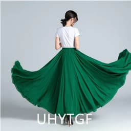 Women Assorted Gauze Skirt Large Swing Ballet Practice Clothes 720 Degree Chiffon Skirt Gypsy Long Skirts Women Dancer Wear 2551