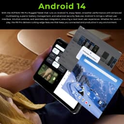 HOTWAV R9 Pro Rugged Tablet Android 14 11" FHD+ 20080mAh Pad 64MP Rear Camera 6GB 256GB Tablet PC With Super Camping Light