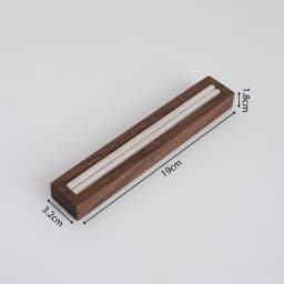 Walnut Wood Jewelry Display Stand Vintage Ring Earring Display Tray Velvet Lining for Jewelry Photography Shop Counter Display